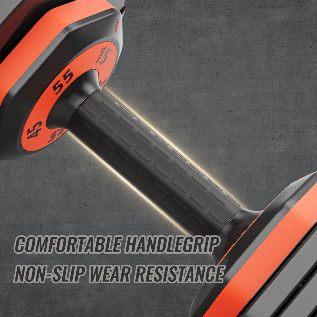 商品Streamdale Furniture|Streamdale 5-in-1 Adjustable Dumbbells Ultimate Space-Saving Home Gym,价格¥2733,第5张图片详细描述