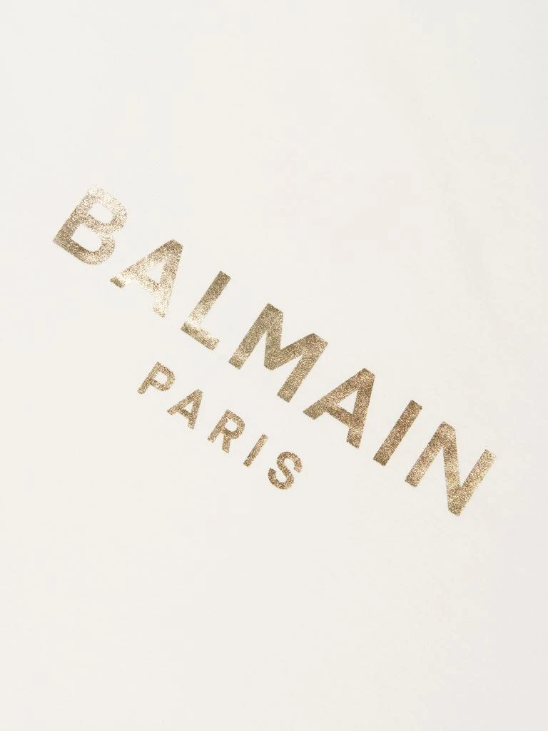 商品Balmain|Balmain Baby Logo Blanket in Ivory,价格¥1293,第3张图片详细描述