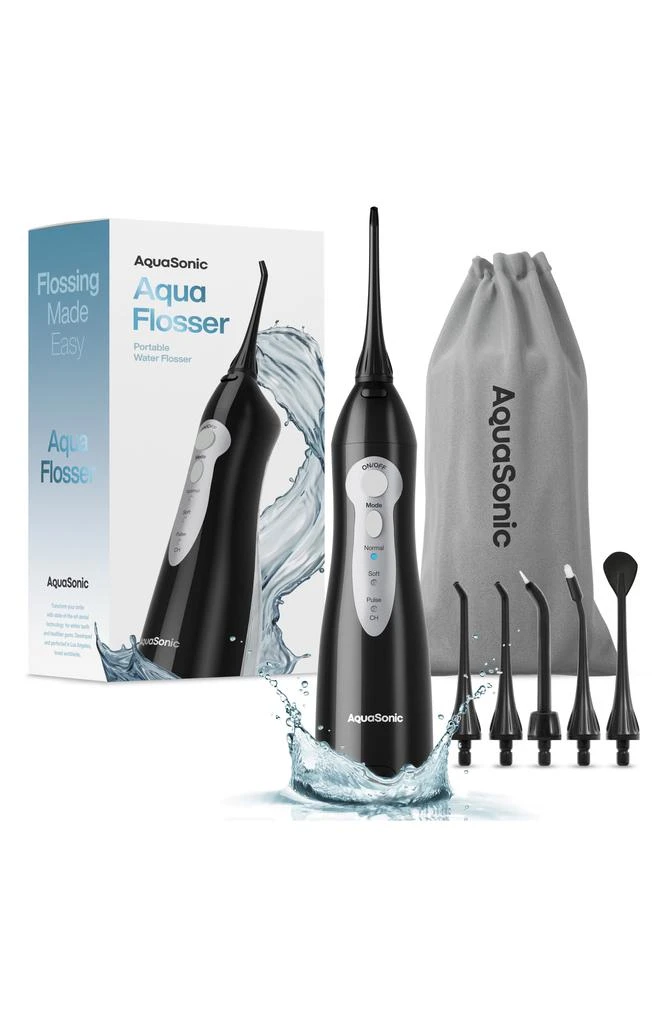 商品AquaSonic|Aqua Flosser, Tips & Travel Pouch Set,价格¥307,第1张图片