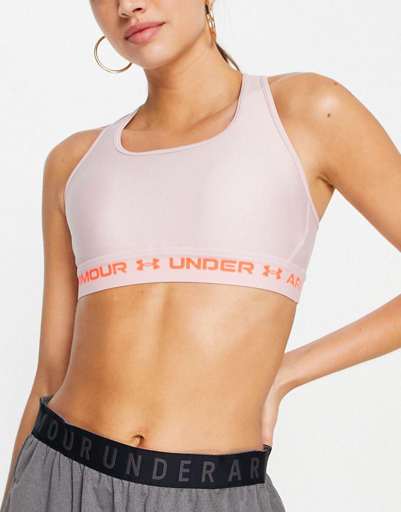 Under Armour sports bra in pink - PINK商品第1张图片规格展示