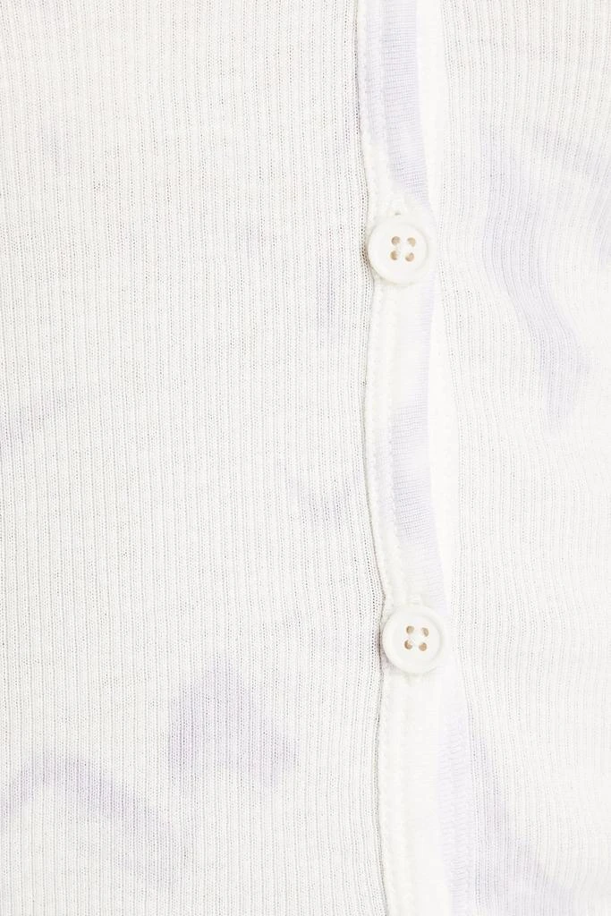 商品Helmut Lang|Tie-dyed ribbed cotton-jersey top,价格¥443,第4张图片详细描述