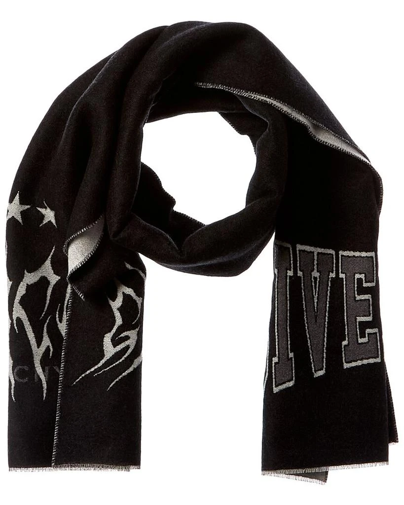 商品Givenchy|Stars Wool & Silk-Blend Scarf,价格¥1434,第1张图片