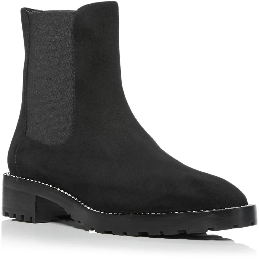 商品Stuart Weitzman|Stuart Weitzman Womens Kolbie Shine Suede Embellished Ankle Boots,价格¥1052,第1张图片