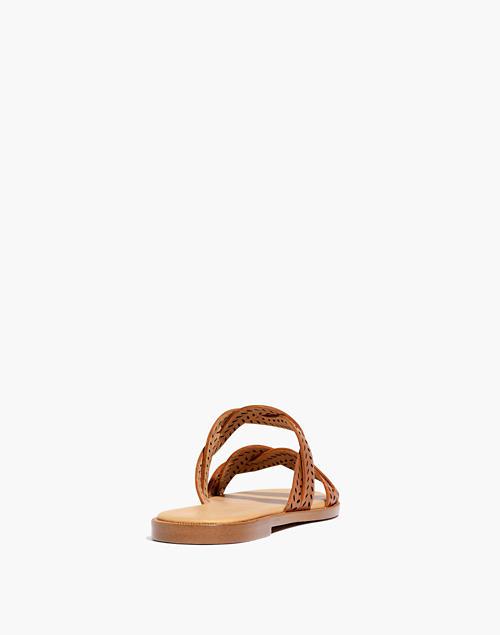 The Cora Slide Sandal in Perforated Leather商品第3张图片规格展示
