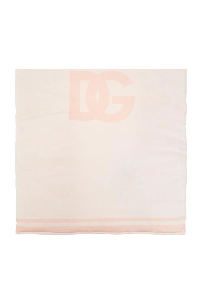 商品Dolce & Gabbana|Dolce & Gabbana Kids Logo Printed Blanket,价格¥2499,第1张图片