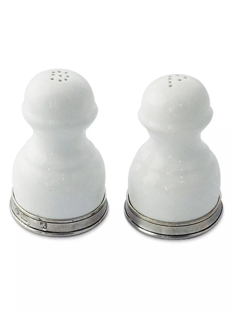商品Match|Convivio Ceramic & Pewter Salt & Pepper Shaker Set,价格¥1284,第1张图片