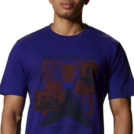 商品Mountain Hardwear|Altitude Stairs T-Shirt - Men's,价格¥104,第2张图片详细描述