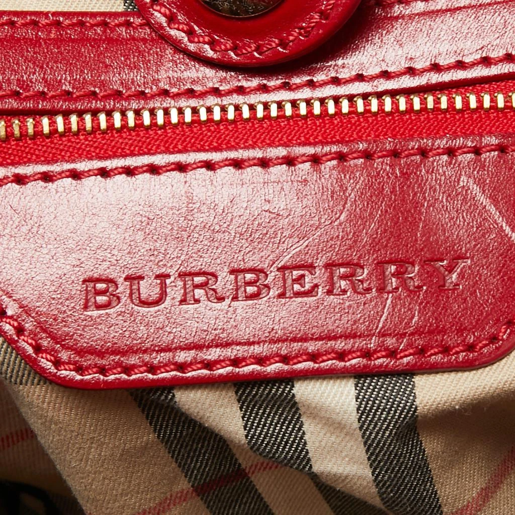 Burberry Red Leather Small Canterbury Tote 商品