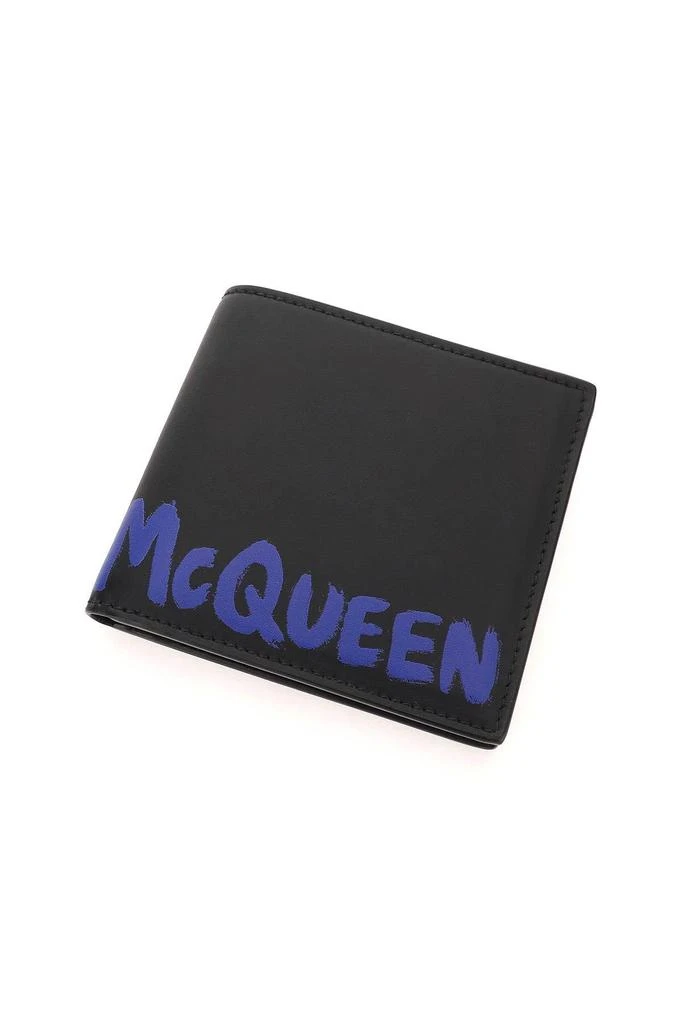商品Alexander McQueen|'MCQUEEN GRAFFITI' BI-FOLD WALLET,价格¥1195,第5张图片详细描述