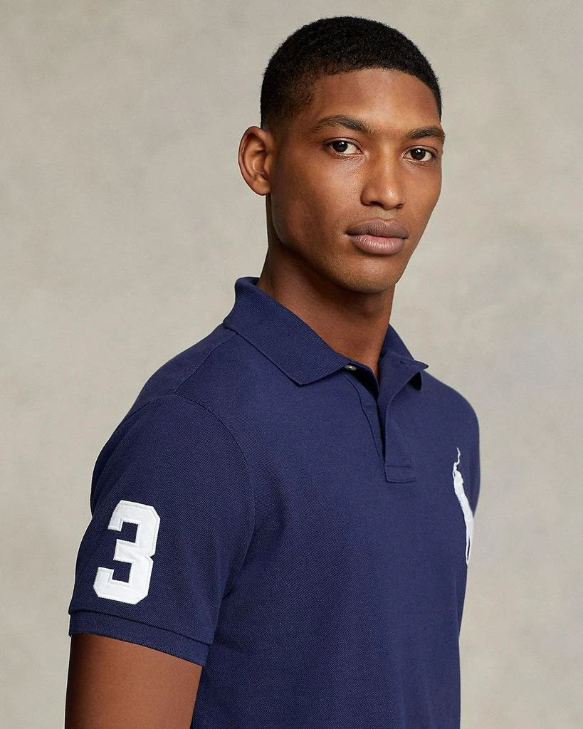 商品Ralph Lauren|Big Pony Custom Slim Fit Mesh Polo Shirt,价格¥904,第4张图片详细描述
