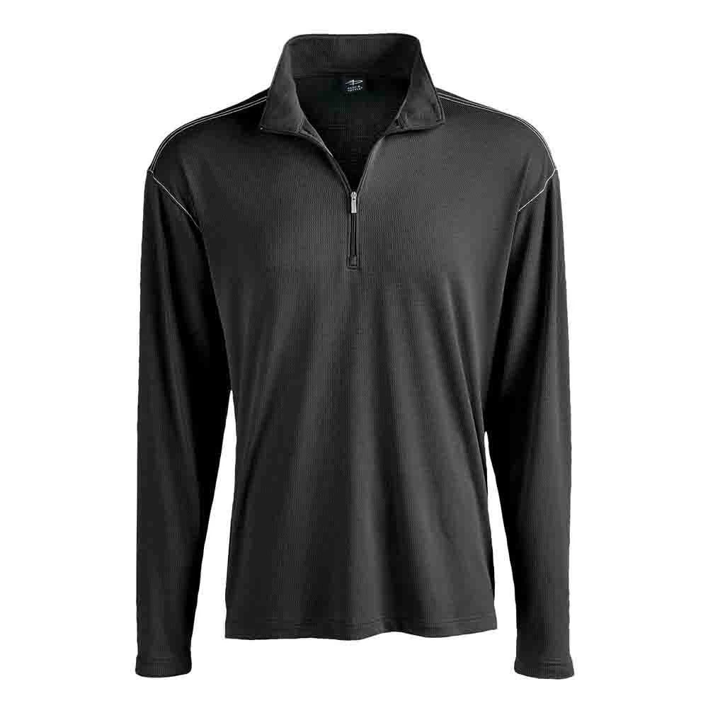商品Page & Tuttle|Contrast Stitch Quarter Zip Layering Pullover,价格¥455,第1张图片