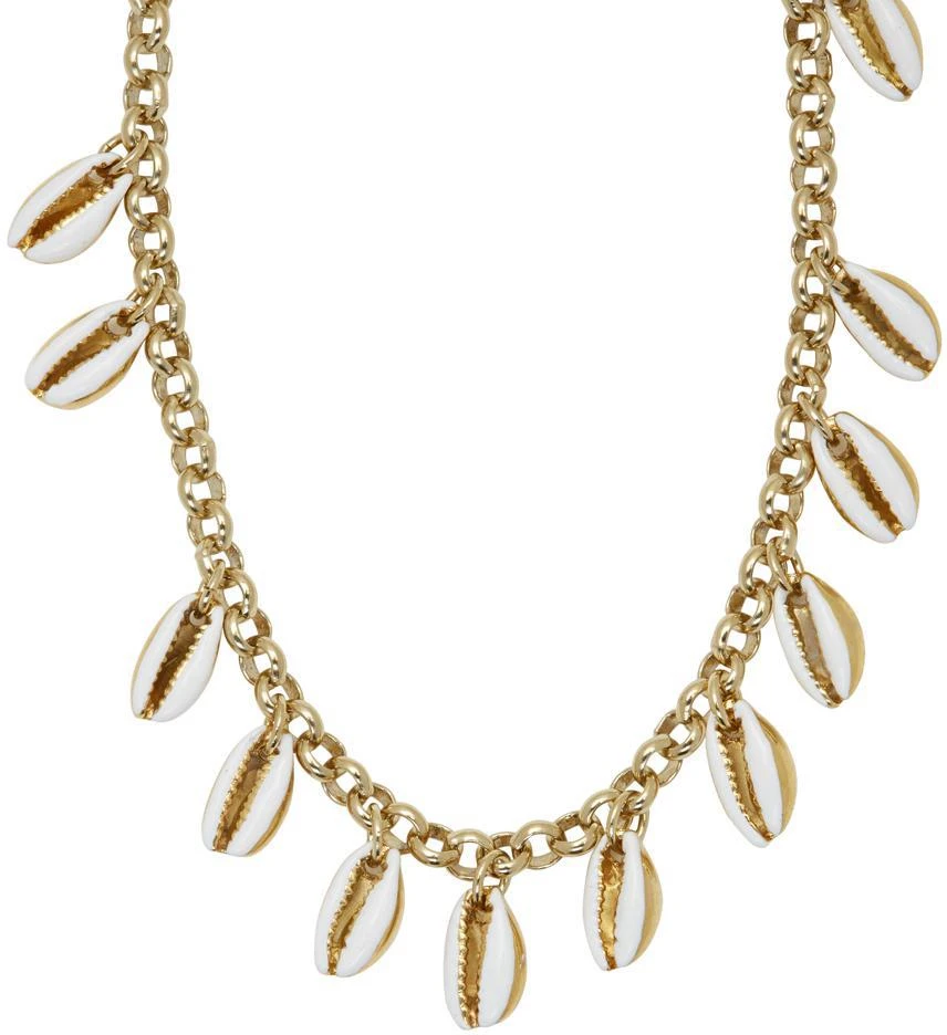 商品Isabel Marant|White & Gold New Amer Necklace,价格¥613,第2张图片详细描述