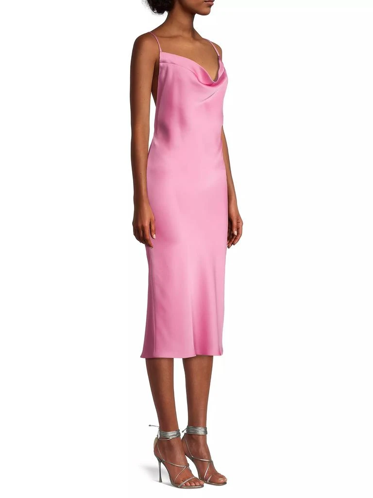商品Norma Kamali|Satin Bias-Cut Midi-Dress,价格¥851,第4张图片详细描述