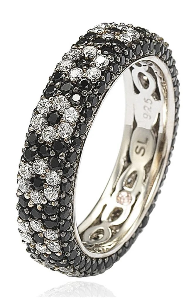 商品Suzy Levian|Flower Eternity Band Ring,价格¥745,第4张图片详细描述