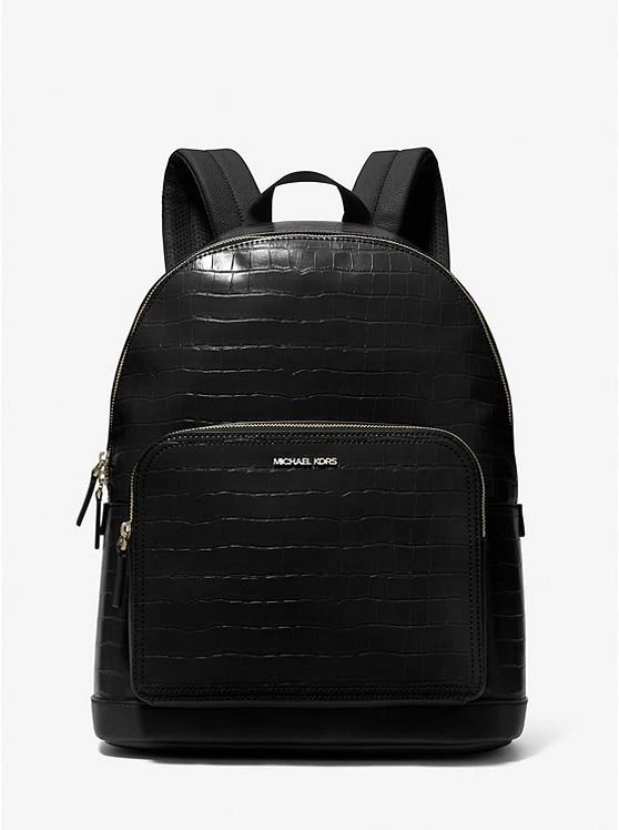 商品Michael Kors|Cooper Faux Crocodile Embossed Leather Backpack,价格¥1339,第1张图片