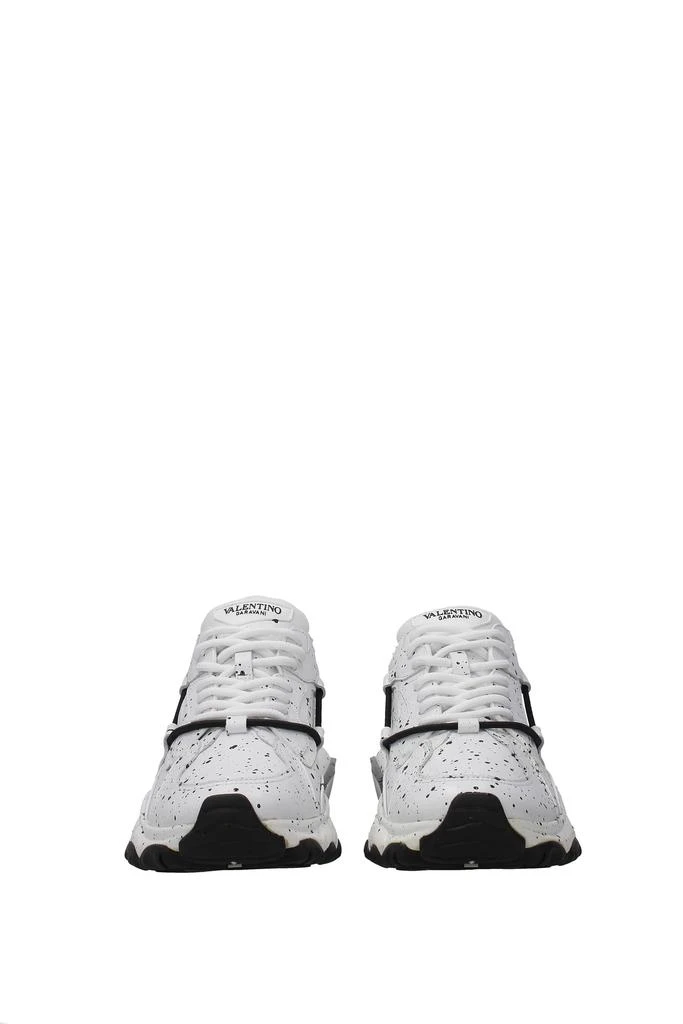 商品Valentino|Sneakers Leather White Black,价格¥2311,第3张图片详细描述