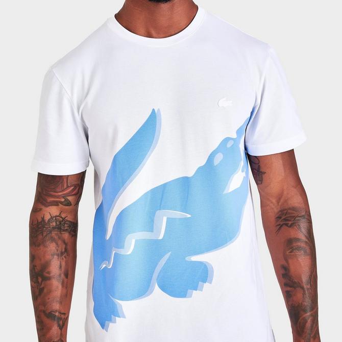 Men's Lacoste Crocodile Print Short-Sleeve T-Shirt商品第5张图片规格展示