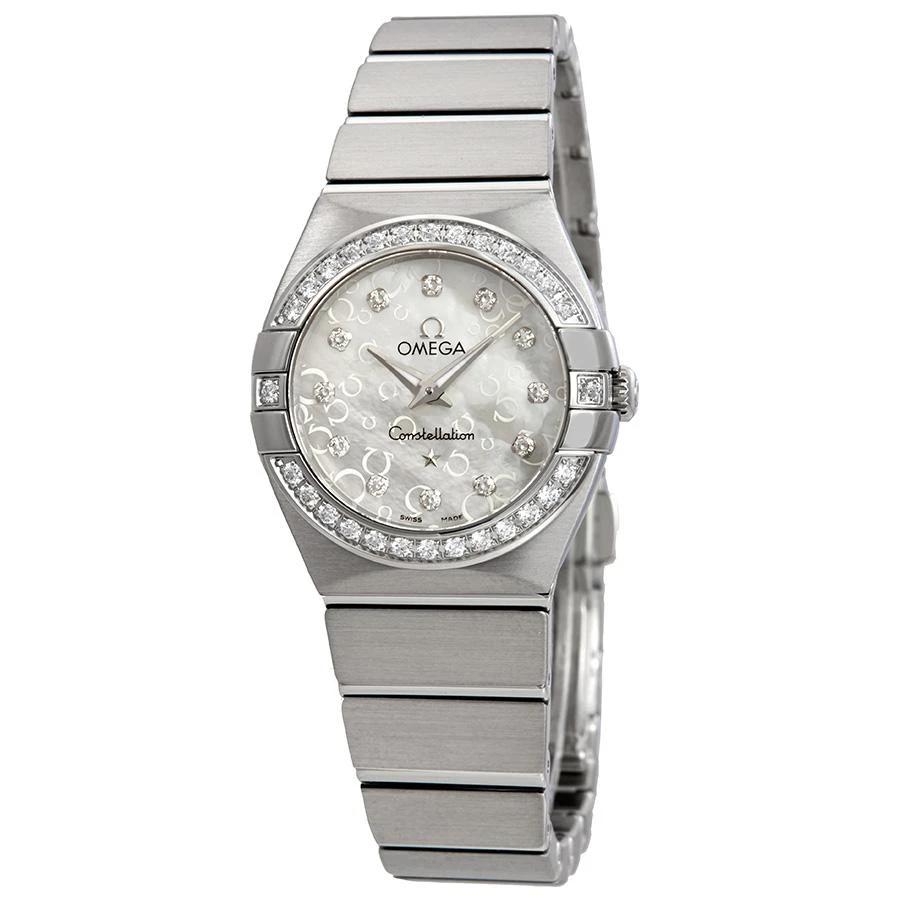 商品[二手商品] Omega|Pre-owned Omega Constellation Diamond Mother of Pearl Dial Ladies Watch 123.15.24.60.55.005,价格¥19229,第1张图片