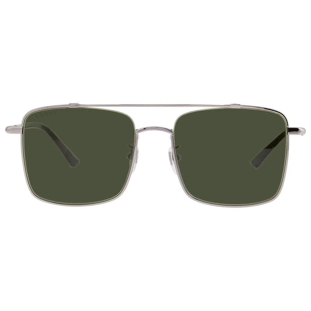 商品Gucci|Gucci Green Pilot Mens Sunglasses GG0610SK-003 56,价格¥1099,第1张图片