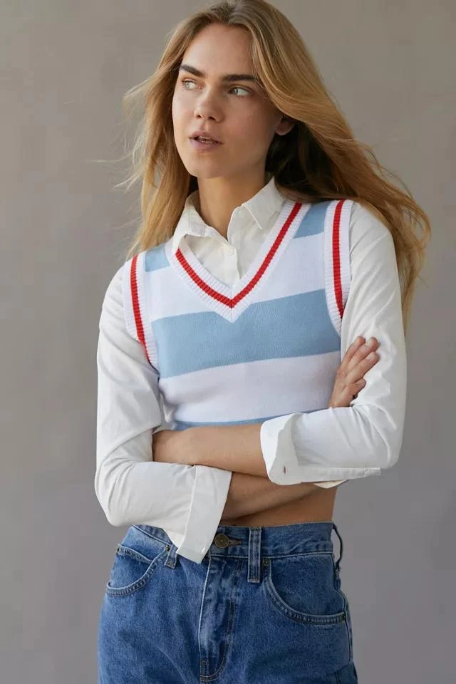 商品Urban Outfitters|UO Randi Shrunken Sweater Vest,价格¥78,第1张图片
