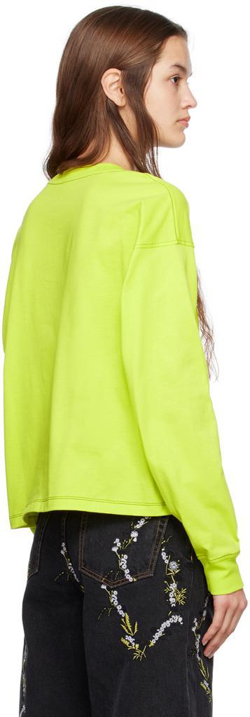 商品Ganni|Yellow Basic Long Sleeve T-Shirt,价格¥871,第5张图片详细描述