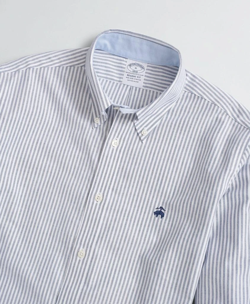 商品Brooks Brothers|Stretch Regent Regular-Fit Sport Shirt, Non-Iron Bengal Stripe Oxford,价格¥625,第2张图片详细描述