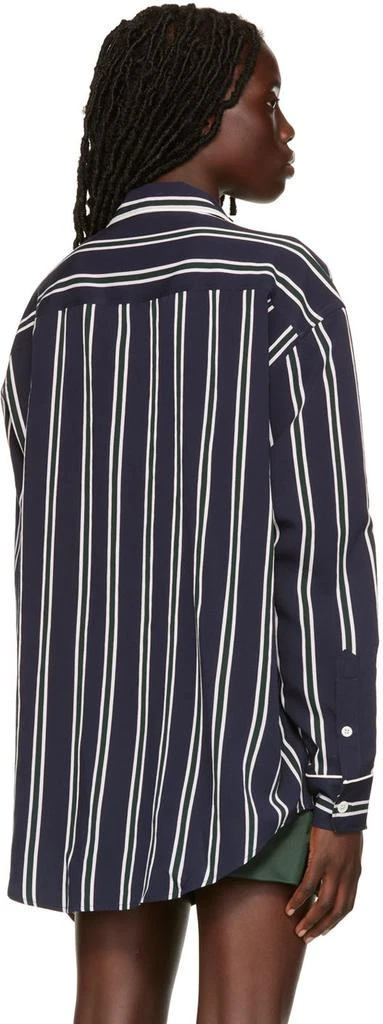 商品AMI|SSENSE Exclusive Navy Ami De Cœur Shirt,价格¥1413,第3张图片详细描述