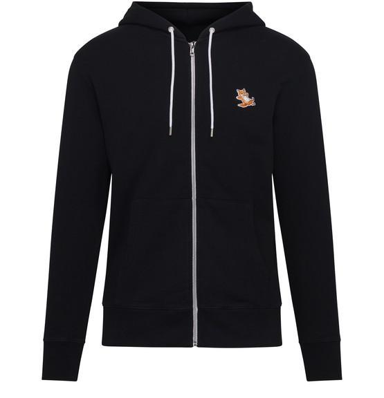 商品Maison Kitsune|Chillax Fox 贴片拉链连帽运动衫,价格¥1641,第1张图片