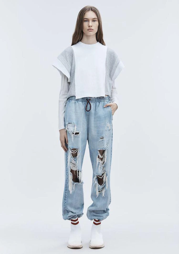 商品Alexander Wang|WAFFLE JERSEY 上衣,价格¥678,第1张图片