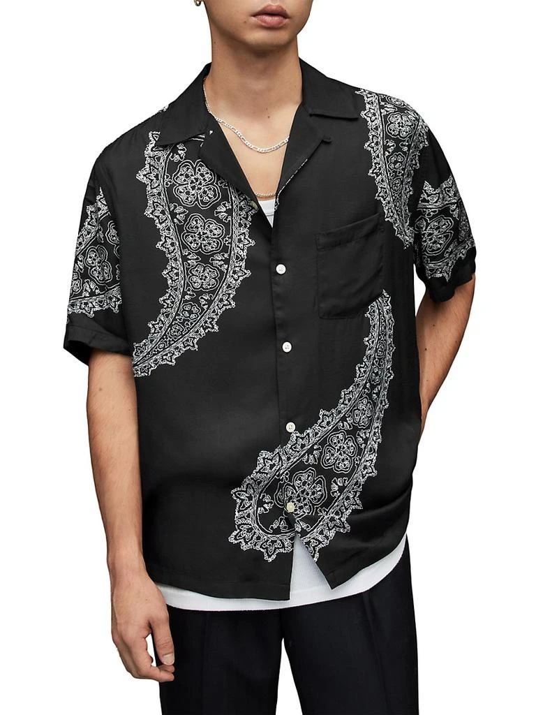 商品ALL SAINTS|Aaran Camp Shirt,价格¥1186,第2张图片详细描述