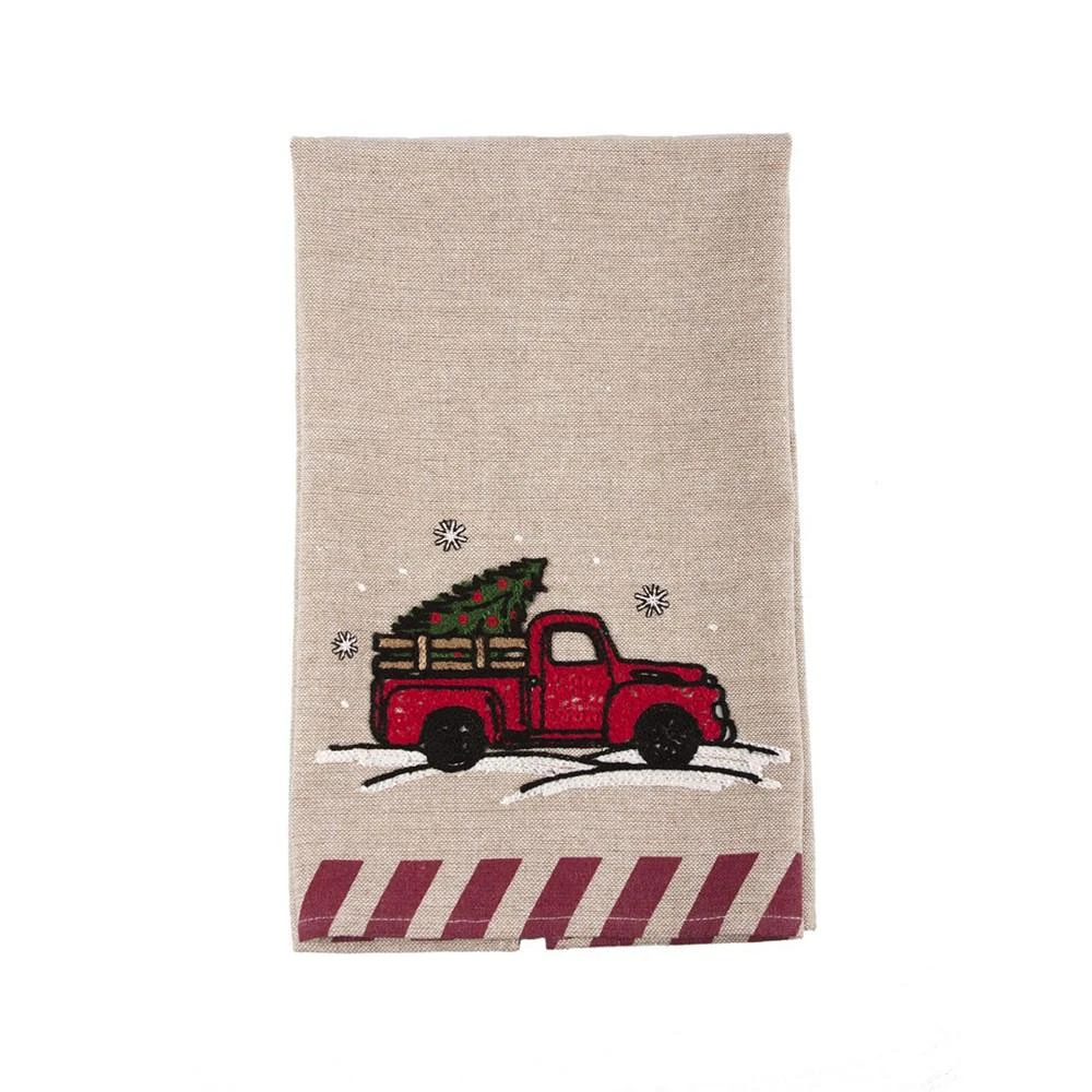 商品Manor Luxe|Christmas Truck Christmas Tea Towel, 17" x 27",价格¥209,第1张图片