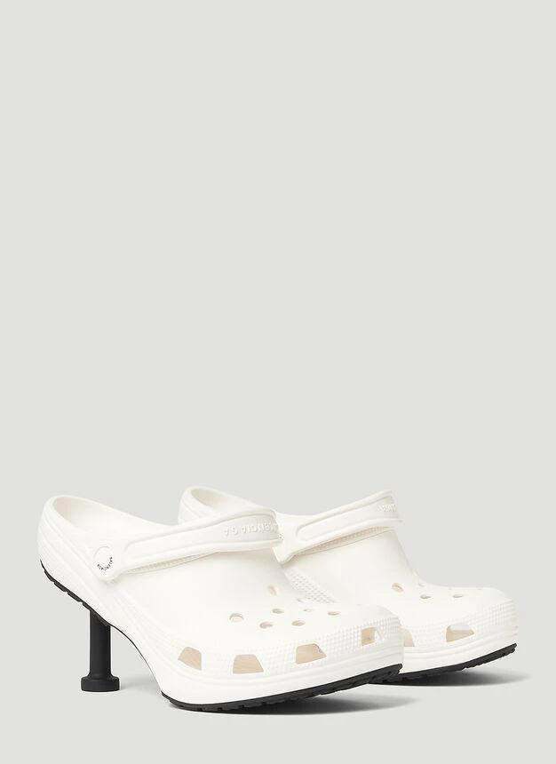 商品Balenciaga|x Crocs Madame Heels in White,价格¥3278,第2张图片详细描述