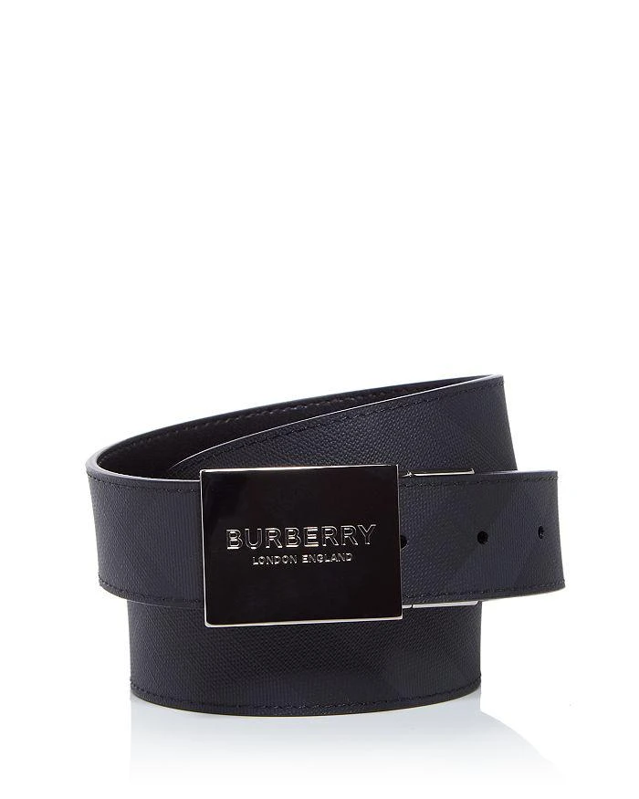 商品Burberry|Men's Logo Plaque Buckle Leather Belt ,价格¥3680,第1张图片