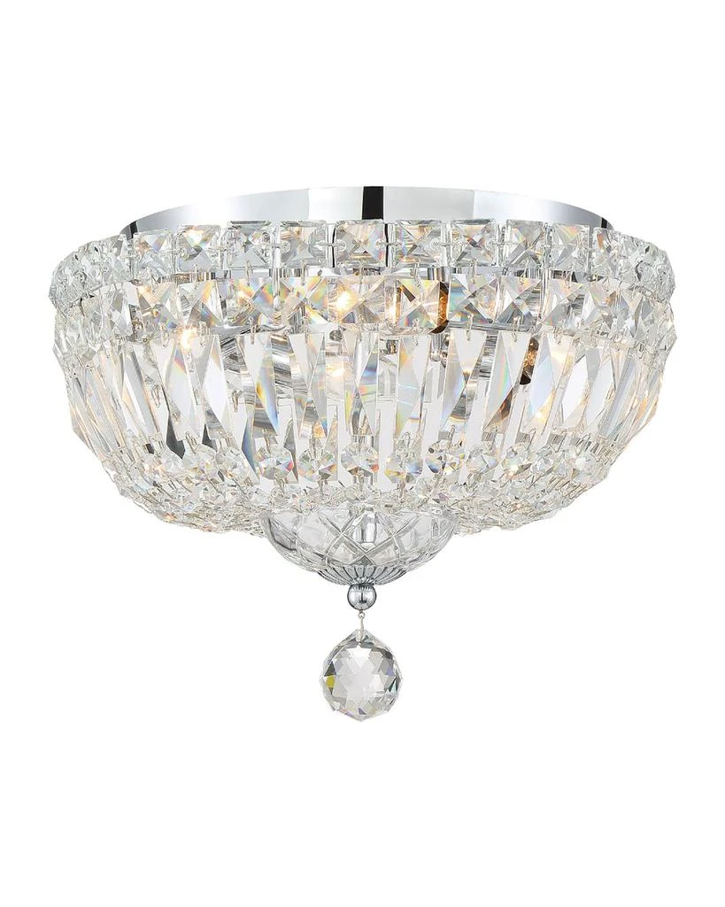 商品Crystorama|Roslyn 3-Light Chrome Ceiling Mount,价格¥2915,第2张图片详细描述