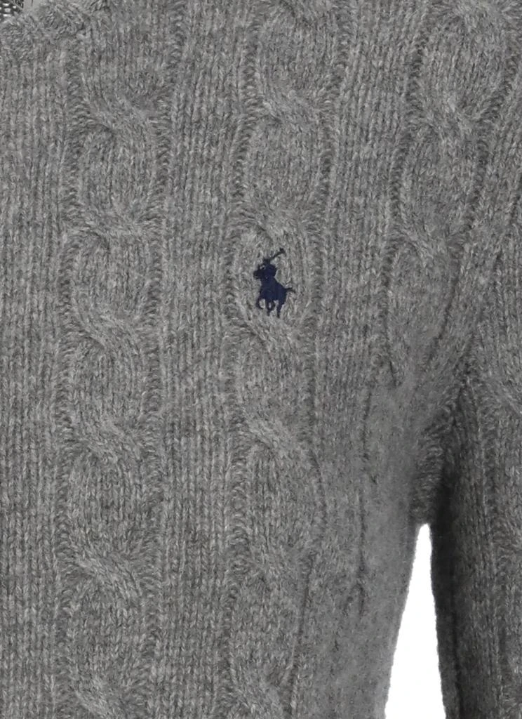 商品Ralph Lauren|Polo Ralph Lauren Polo Pony Cable-Knit Crewneck Jumper,价格¥1263-¥1534,第3张图片详细描述