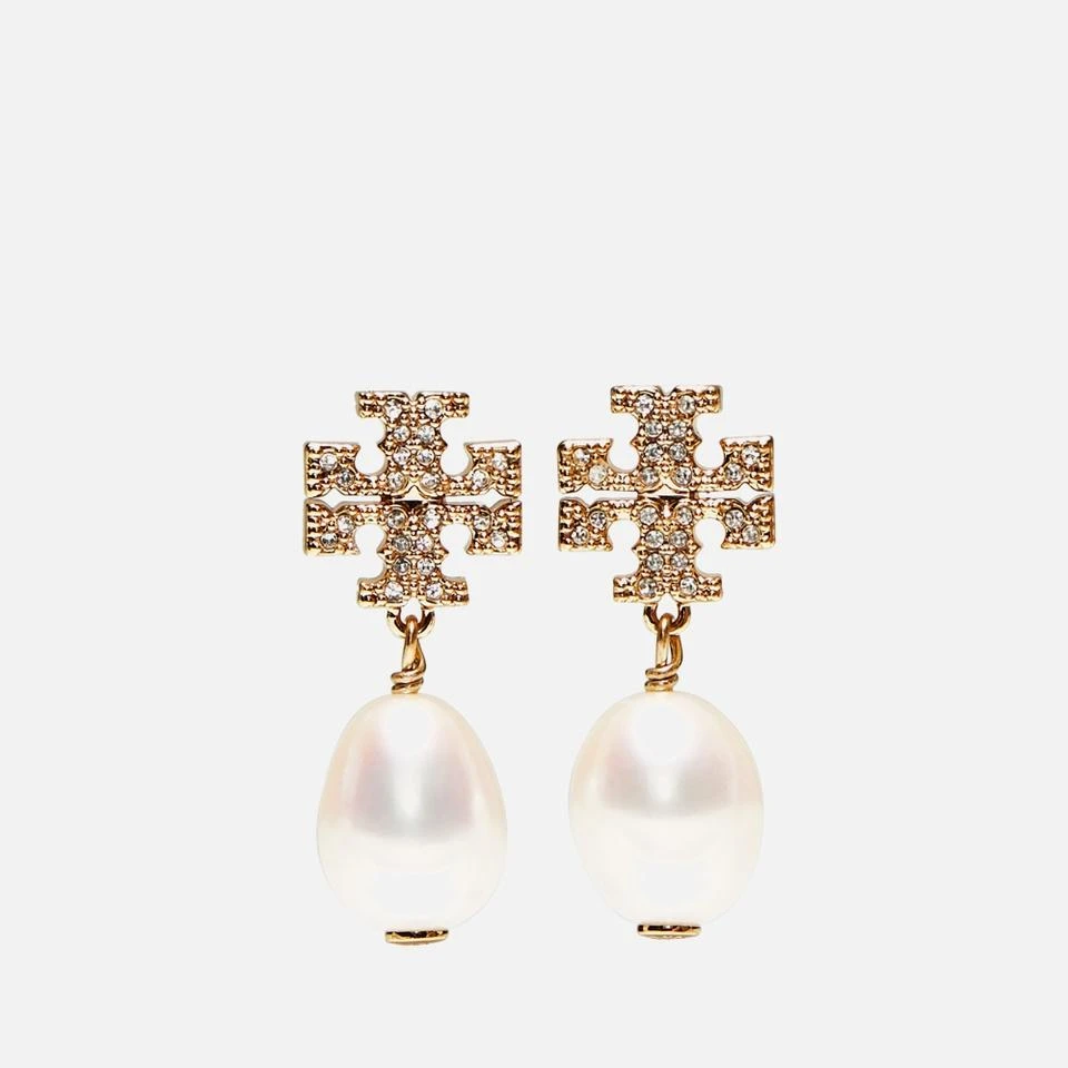 商品Tory Burch|Tory Burch Kira 18K Gold-Plated Pearl Earrings,价格¥1097,第1张图片