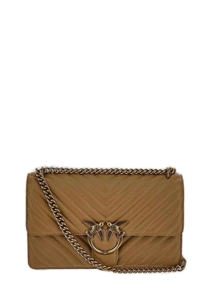 商品PINKO|Pinko Love One Classic Chain-Linked Crossbody Bag,价格¥1784,第1张图片