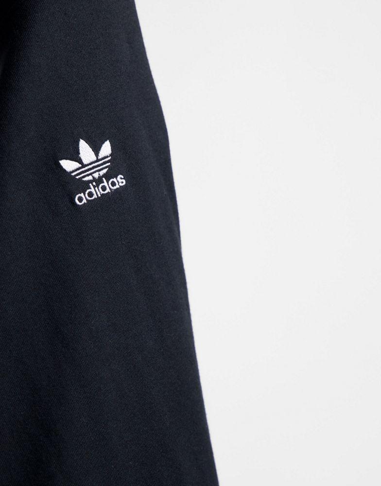 商品Adidas|adidas Originals Plus essentials t-shirt with central logo in black,价格¥205,第6张图片详细描述