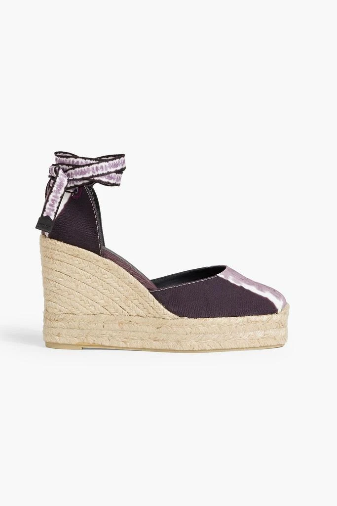 商品Altuzarra|Carina tie-dyed canvas espadrilles,价格¥998,第1张图片