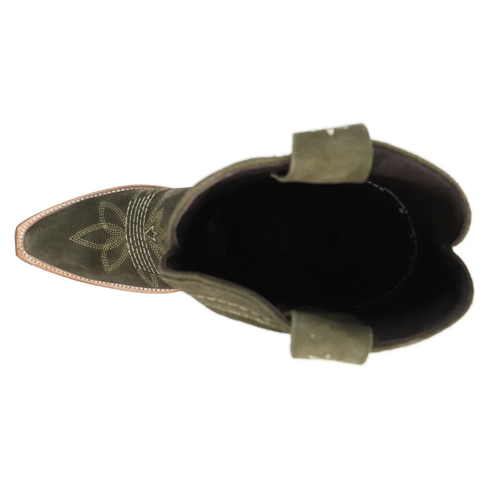 商品LANE|Squash Blossom Embroidery Snip Toe Cowboy Boots,价格¥2562,第4张图片详细描述