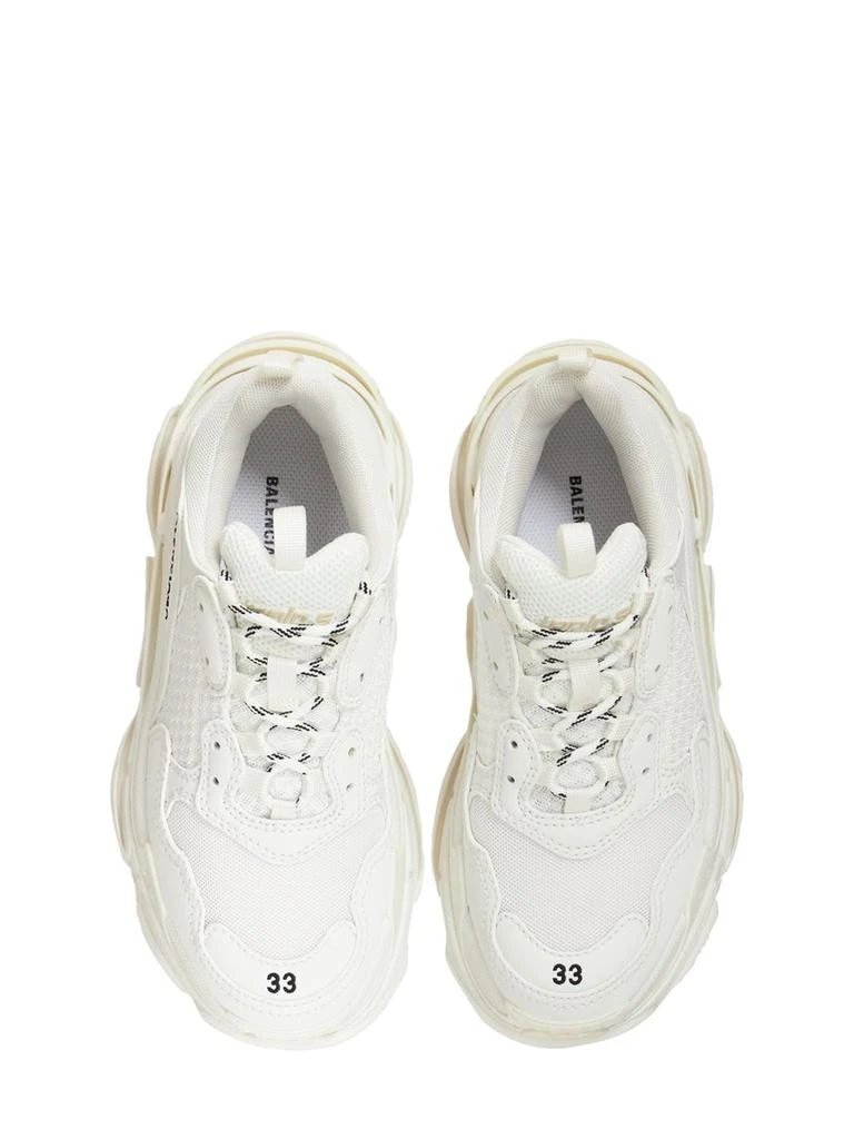 商品Balenciaga|Triple S Faux Leather Lace-up Sneakers,价格¥4378,第1张图片详细描述