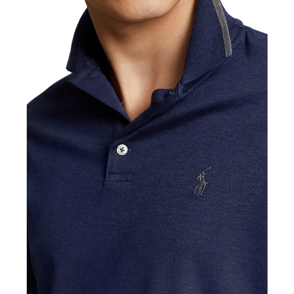 Men's Classic-Fit Soft Cotton Polo Shirt商品第2张图片规格展示