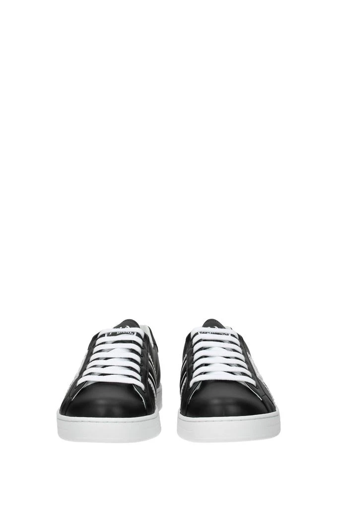 商品Prada|Sneakers Leather Black White,价格¥3499,第3张图片详细描述