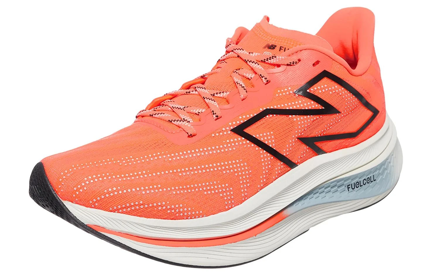 商品[国内直发] New Balance|FuelCell SuperComp Trainer v2 LY3 菁英炫酷防滑耐磨 低帮跑步鞋 女款 橙黑,价格¥1318,第4张图片详细描述