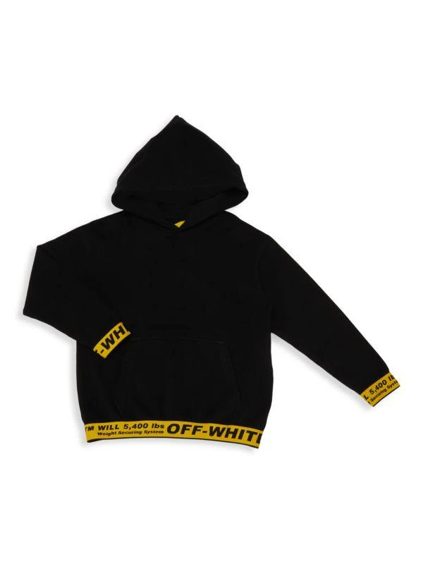 商品Off-White|Little Boy's & Boy's Off Industrial Hoodie,价格¥1237,第1张图片