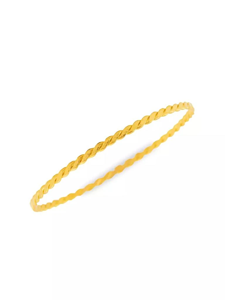 商品Gurhan|Twist 22K Yellow Gold Bangle,价格¥25289,第1张图片