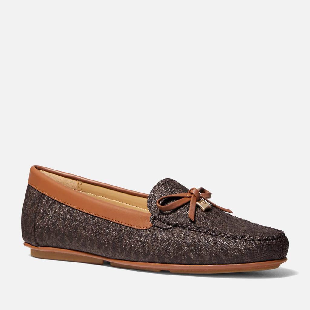 商品Michael Kors|MICHAEL Michael Kors Women's Juliette Coated-Canvas Loafers,价格¥1283,第1张图片