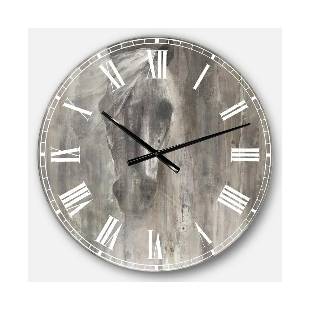 商品Designart|Modern Farmhouse Oversized Metal Wall Clock,价格¥1495,第1张图片