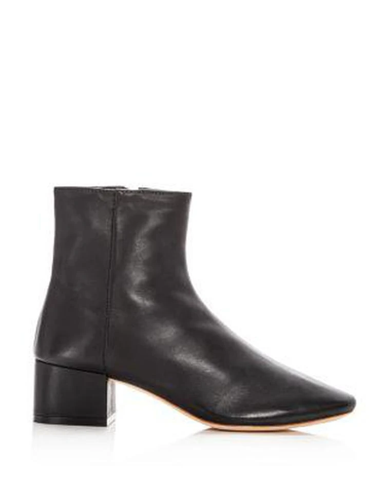 商品Loeffler Randall|Women's Carter Leather Block Heel Booties,价格¥1783,第2张图片详细描述