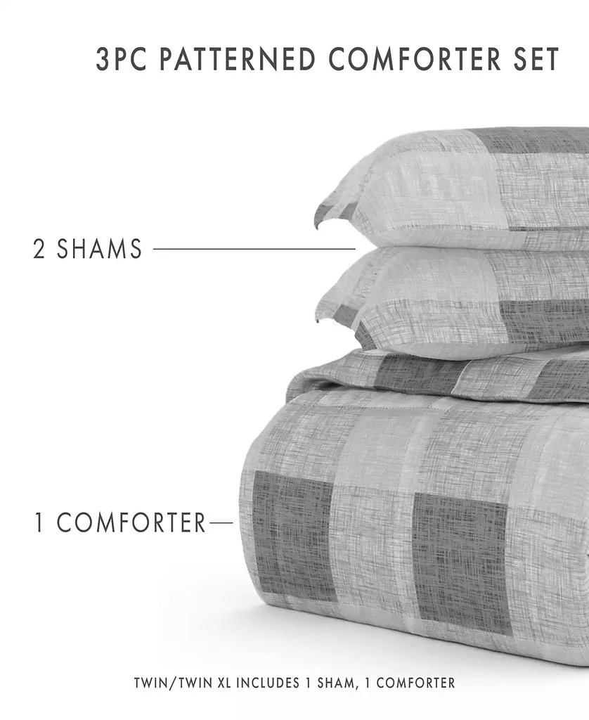Ultra Soft Gingham 3-Pc. Comforter Set 商品